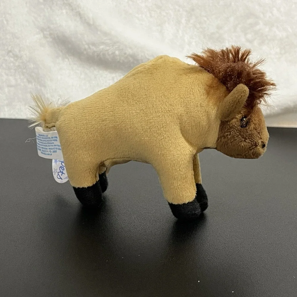 RARE Wishpets BIFF Buffalo Plush 5